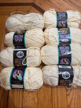 Lion Brand Micro Spun Yarn (Discontinued) - French Vanilla